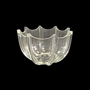 Vintage Indiana Clear Glass Umbrella Candy Nut Bowl Home Decor